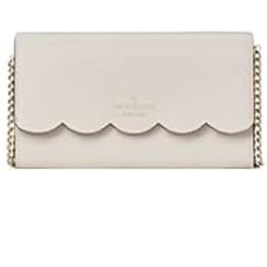 ♦️Kate Spade Beautiful GEMMA scalloped Leather Wallet on a Chain